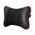 thumbnail image 1 of Luwecf Car Headrest Four Seasons Easy Installation Auto Accessories Car Neck Pillow Black Red, 1 of 9