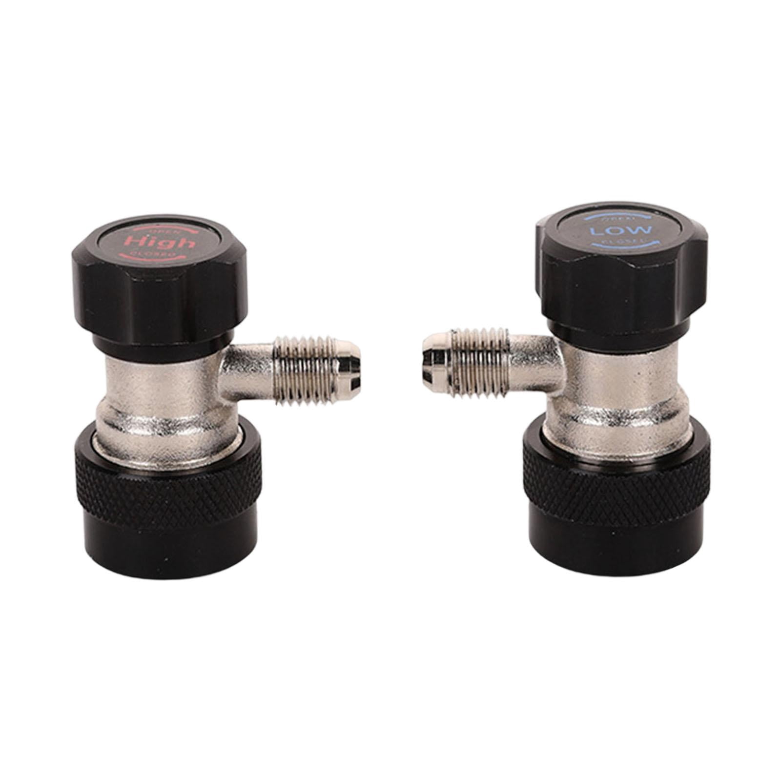 Luwecf Car Quick Coupler Connector Portable Practical for Car AC System ...