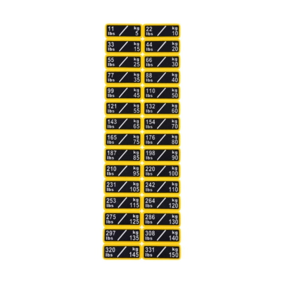 Luwecf Circuit Breaker Label Sticker Weight Number Stickers for Resistance Trainers 3.5cmx1.3cm