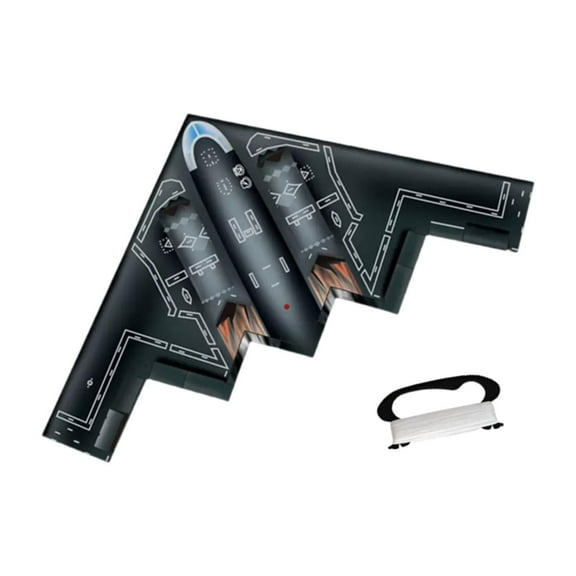 Luwecf Delta Airplane Kite Outdoor Hanging Decorative Ornament, Portable Large Kite for With Line board