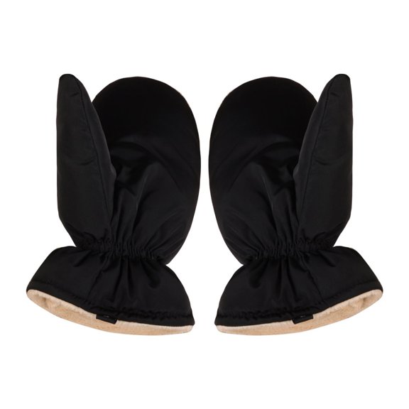 Luwecf Down Mittens Cold Weather Gloves Lightweight Duck Down Comfortable Thickened for Black