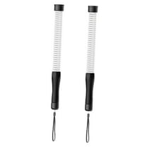 Luwecf Fitness Ropeless Battle Ropes Pair Portable Cardio Versatile Battle Exercise White