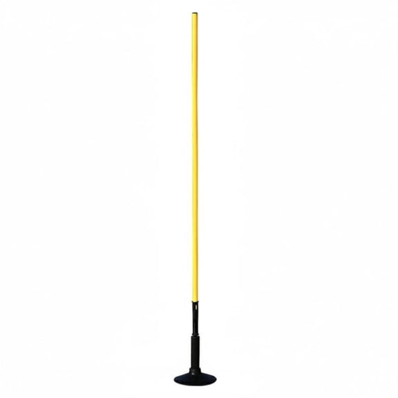 Luwecf Football Training Pole Portable Soccer Agility Pole MultiPurpose Training Gear for Kids, Beginners, Outdoor Field Yellow