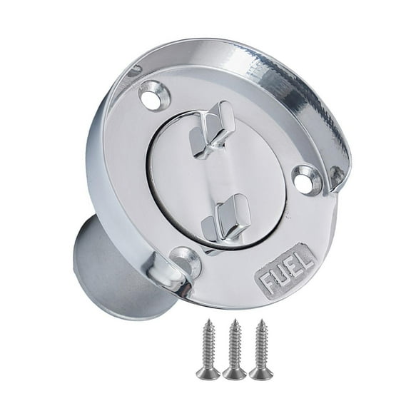 Luwecf Generic Boat Deck Fuel Filler Cap with Accessories 1-1/2" 38mm Replace Parts Easy to Install for Yacht Tractor RV 316