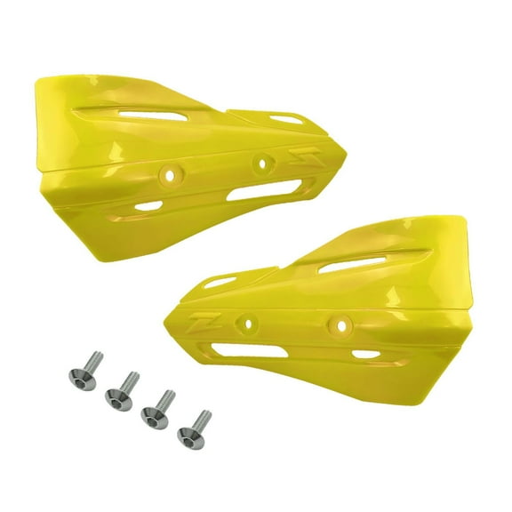 Luwecf Generic Motorcycle Hands Guards Easy to Install Professional Fittings Universal Decoration Windshield Deflectors Yellow
