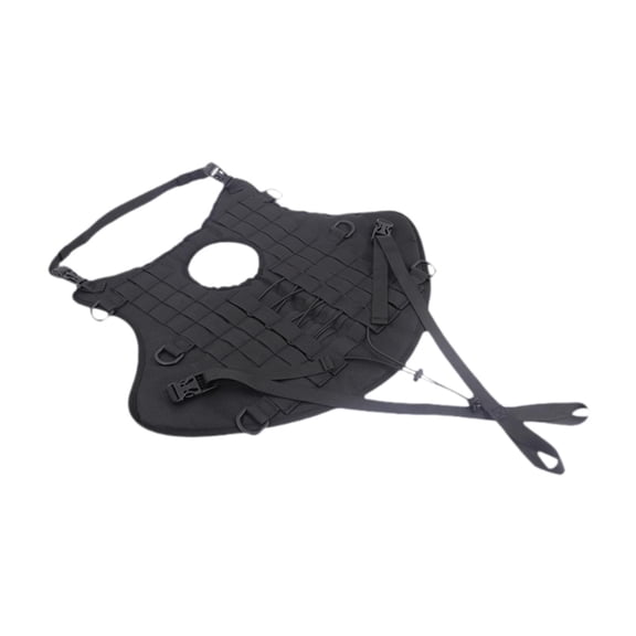 Luwecf Generic Motorcycle Tank Mount Base Dustproof Comfortable Sturdy Black Motorcycle