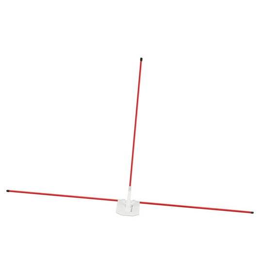 Luwecf Golf Alignment Stick Holder Adjustable Angle Gift Golf for Yard Red