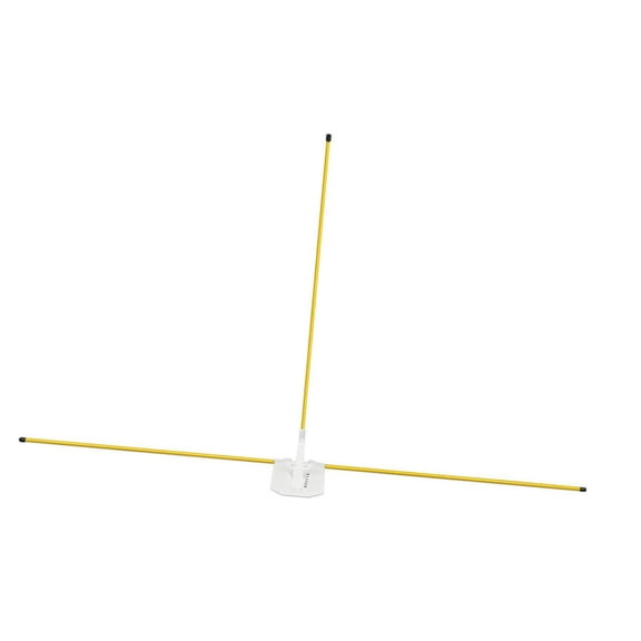 Luwecf Golf Alignment Stick Holder Adjustable Angle Gift Golf for Yard Yellow