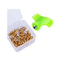thumbnail image 1 of Luwecf Golf Shoe Spikes Comfort Easy to Install Universal Portable with Accessories Gold, 1 of 9
