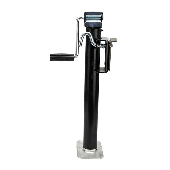 Luwecf Hand-crank Trailer Jack Multifunction Heavy Duty Portable Wear Resistaht Easy to Side Rocking 15inch