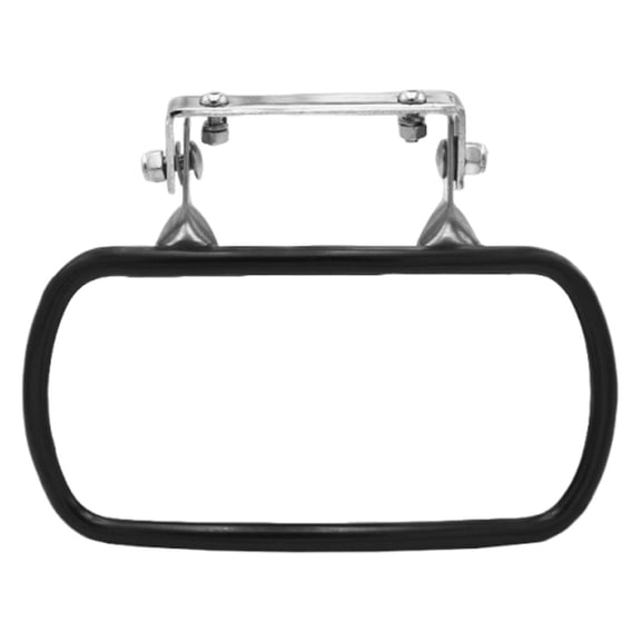 Luwecf Heavy Duty Convex Mirror Rectangular Stainless Steel Rearview Solution U Bracket