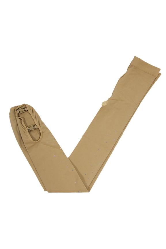 Ice Figure Skating Tights Leggings Warm Base-layer Compression Pants Crystal 5-8