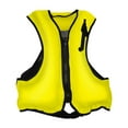 thumbnail image 1 of Luwecf Inflatable Jacket Aid Gear for Drifting Outdoor Activities Fishing Yellow, 1 of 9