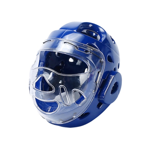 Luwecf Karate Headgear Breathable Practical Face Cover for Sparring Sanda Muay Thai M