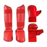 Luwecf Karate Sparring Gear Set Equipment Comfortable Practice Foot Protection Punching S