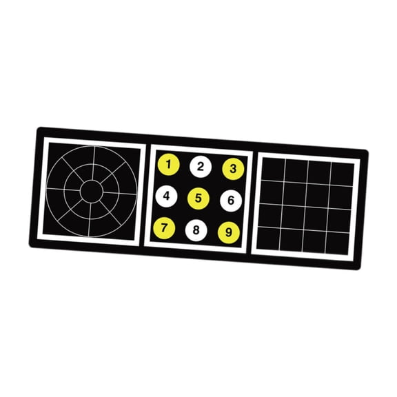 Luwecf Kids Footstep Training Mat Agility Ladder Pad Equipment Versatile Indoor Outdoor Black White