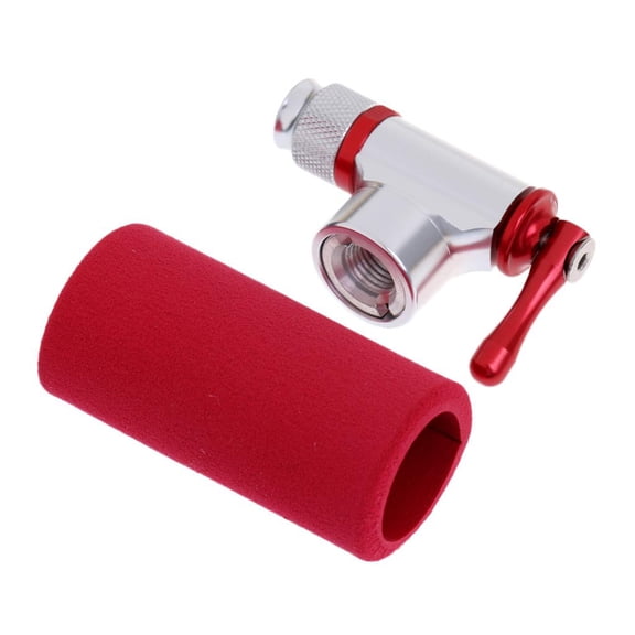 Luwecf Mini Portable Aluminium Mountain Bike CO2 Inflator Pump Insulated Sleeve Set