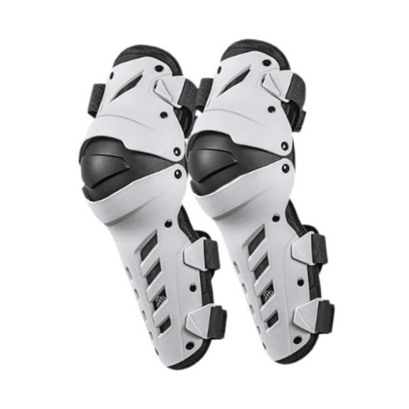Luwecf Motorcycle Knee Pads Adjustable Knee Protectors Windproof Comfortable White