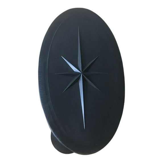 Luwecf Oval Cover Waterproof Lid for Canoe Yacht Water Sport , Black