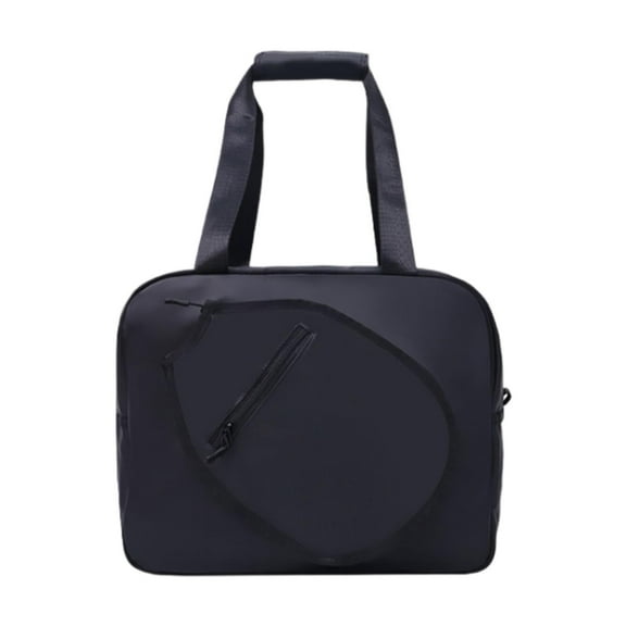 Luwecf Pickleball Bag Bag with Zipper Gift for Pickleball Enthusiasts Black