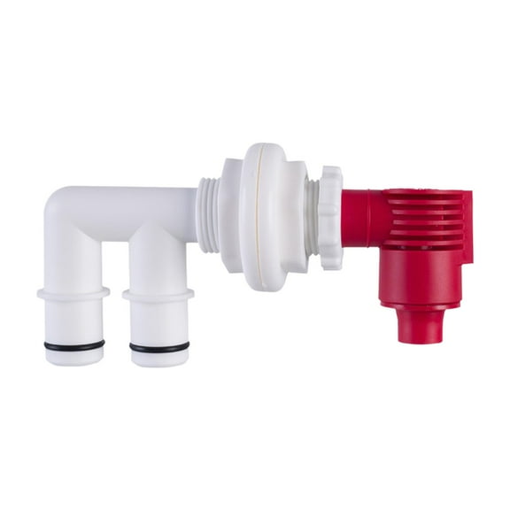 Luwecf Pump-out Aerator Combo Lightweight High Performance System for Boat Livewell