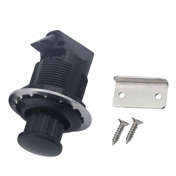 Luwecf RV Pops Out Turn to Open Knob Latch Accessories Simple Installation Universal Black