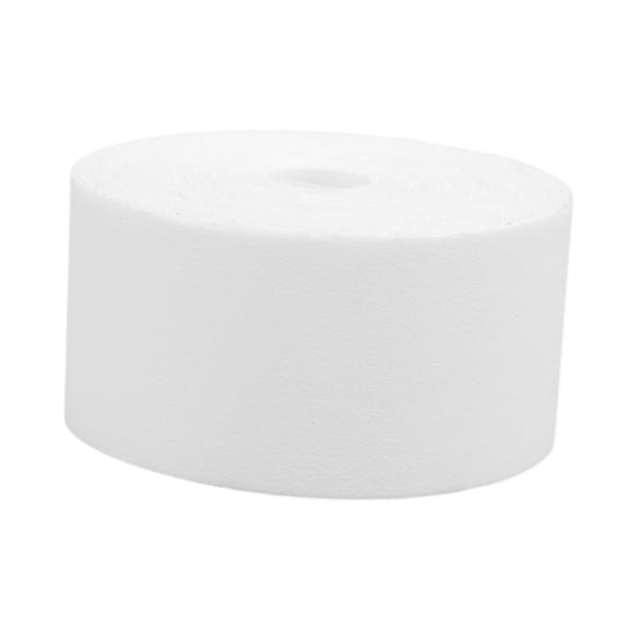 Luwecf Racket Head Tape PU Leather Tape for Badminton Tennis Racquetball White