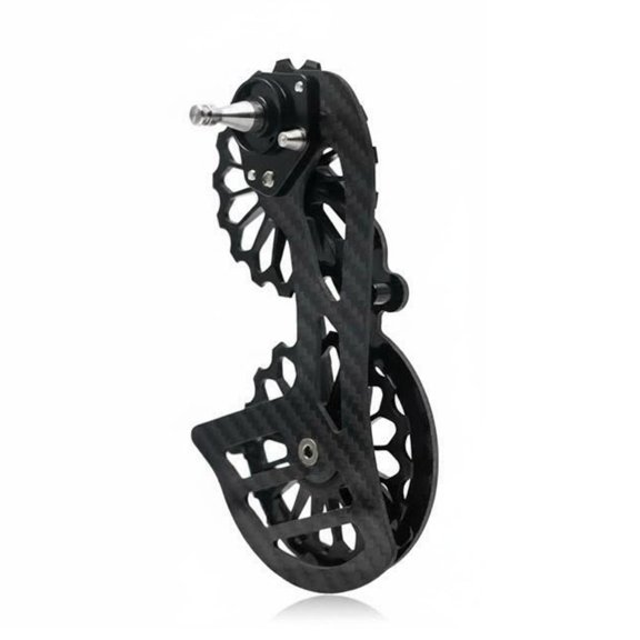 Luwecf Rear Derailleur Wheel Set Guide Pulley Cycle Accessory Carbon Fiber Style Smooth Sram Etap