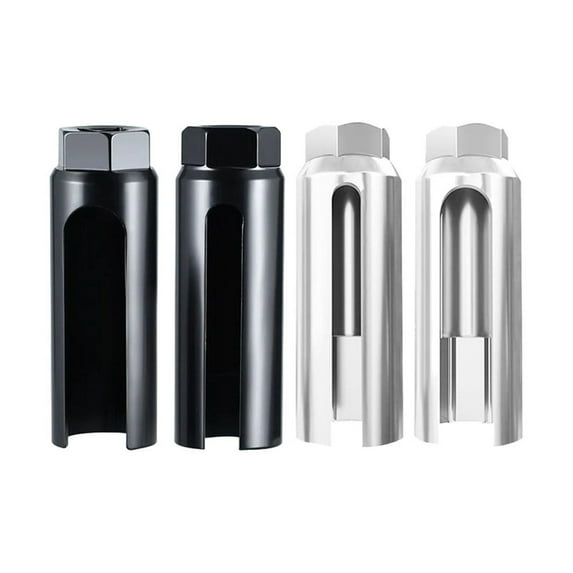 Luwecf Removal Tool Remover Component Trucks Garage O2 Sensors Socket Wrench Removal Tool Auto O2 Senser Socket Automotive Spanner 4Pcs 91mmx31mm