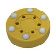 thumbnail image 1 of Luwecf Roller Hockey Puck Smooth Portable Ice Hockey Puck for Game Outdoor Training Yellow, 1 of 9