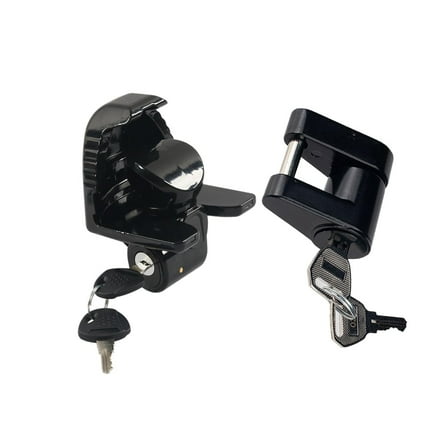 Luwecf Rv Trailer Hitch Lock Truck Tow Hitch Lock Practical Easy to Install Towing Hook Black