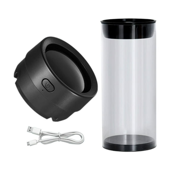 Luwecf Shuttlecock Humidifier Badminton Ball Steamer Multifunction Spray Humidification Portable Ball Barrel Cover Steaming Cover black