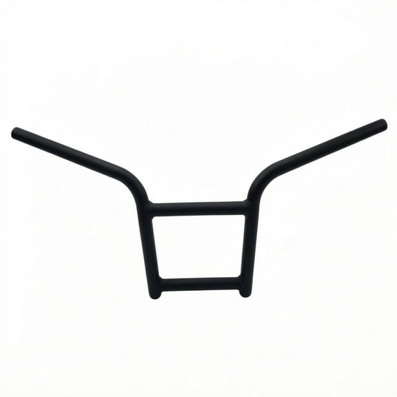 Luwecf Swept-Back Handlebar Backsweep Hardware Sand-Black for Mountain Bikes, Commuters