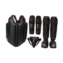 Luwecf Taekwondo Protective Gear Boxing Body Protector Groin Protector Belly Protection XS