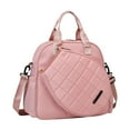 thumbnail image 1 of Luwecf Tennis Racket Holder Bag with Removable Adjustable Shoulder Strap Tennis Bag Pink, 1 of 9