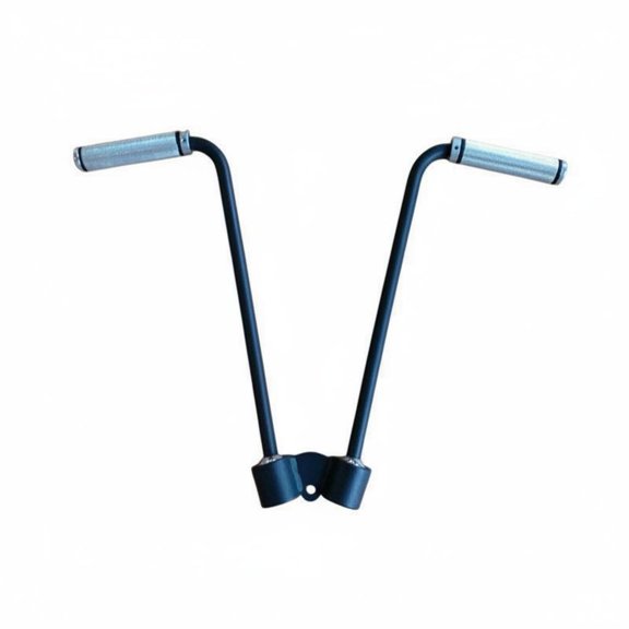 Luwecf Triceps Pushdown Handle Heavy-Duty Metal Tricep Pull down Bar Cable Machine Grip New Style