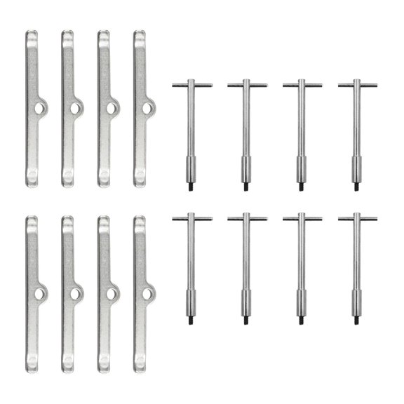 Luwecf Valve Cover T-bar Set Chrome Alloy Wear Resistant Easy to Use Sturdy Lightweight