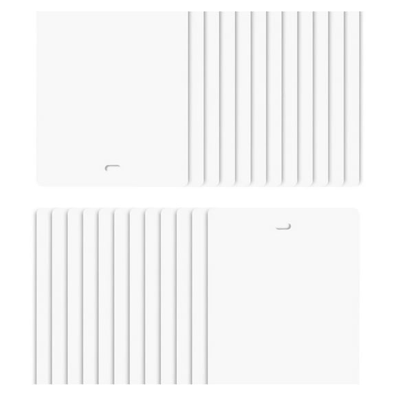 Luwei 82.5" White Vertical Blinds Replacement Slats Sliding Door Window (24 Pack)