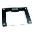 thumbnail image 1 of Luwei JB5824 Extra Wide Talking Scale-Visual & Voice Display Scale- Pounds Max-Tamper Glass-Extra Wide Width-Large LCD Display-Tap On & Off Auto Function, 1 of 3