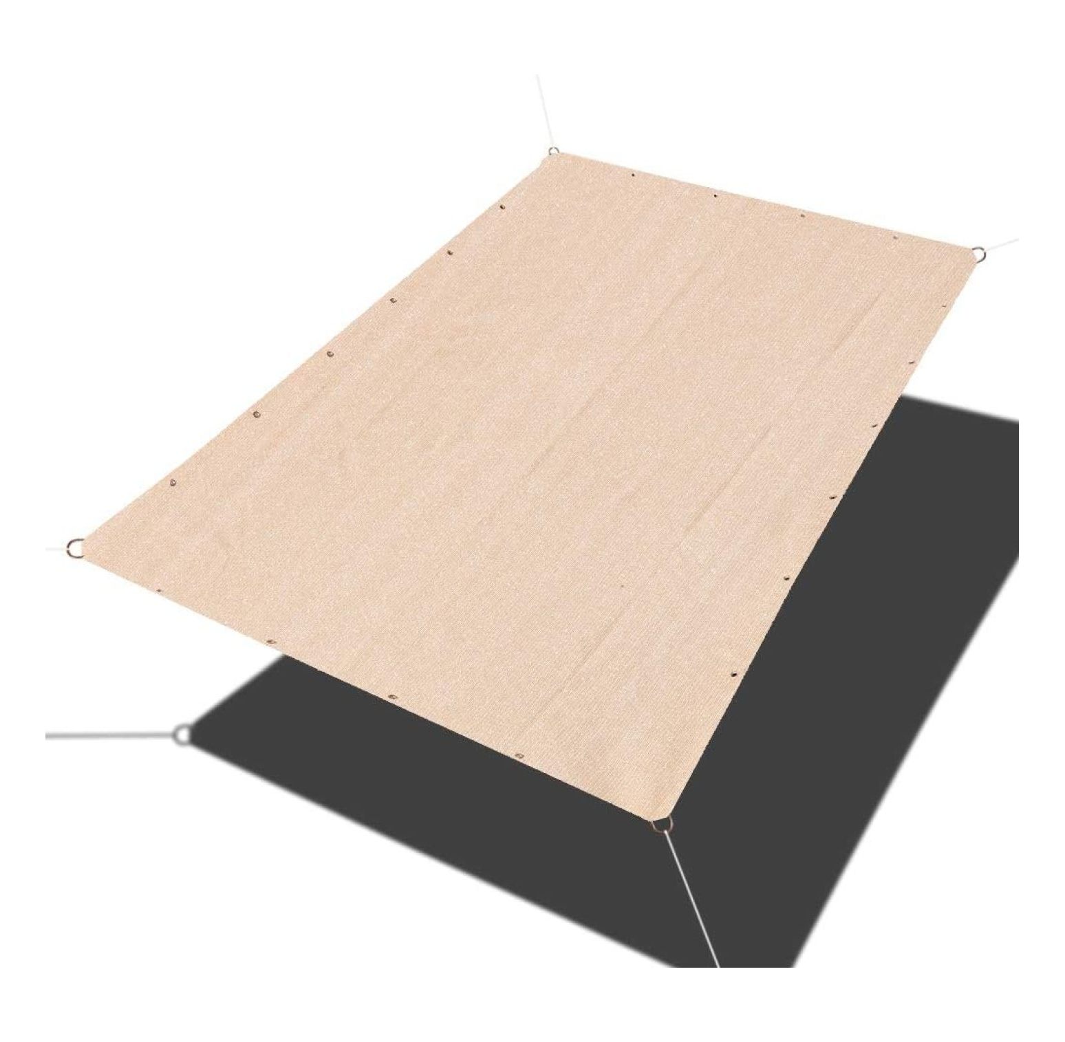 Luwei Sun Shade Sail Straight Edge Shade Sail Shade Cloth for Patio