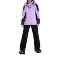 thumbnail image 1 of Luwomo Unisex Ski Jacket and Pants Sets Couples Windproof Ski Suits Comfy Winter Women Waterproof Two Piece Snowsuits,Dark Purple, 1 of 4