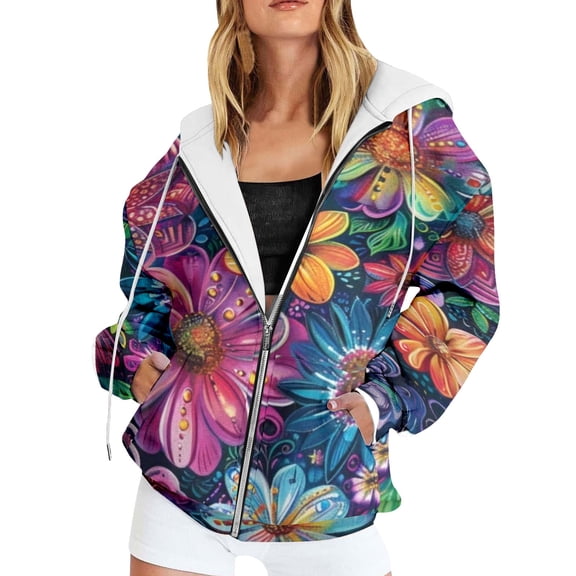 Luwomo Womens Jackets Zip Up Hoodie Fall Sweatshirts Oversized Jacket Fall Loose Clothes for Women,Light Purple,4XL