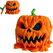 Luwxia 2packs Food Storage,Melting Halloween Pumpkin Candy Bowl Halloween Pumpkin Bowl With Lid | Spook Y Party Decor Melting Skul L Candy Dish For Halloween Decorations by Luwxia