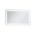 thumbnail image 1 of Lux 30in x 48in Hardwired LED mirror with magnifier and color changing temperature 3000K/4200K/6000K, 1 of 10