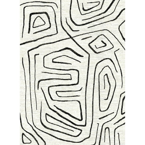 Lux Abstract Modern Area Rug
