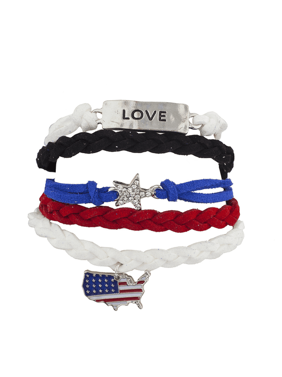 4th of July Independence Day Americana Flag Arm Candy Set (5PCS)