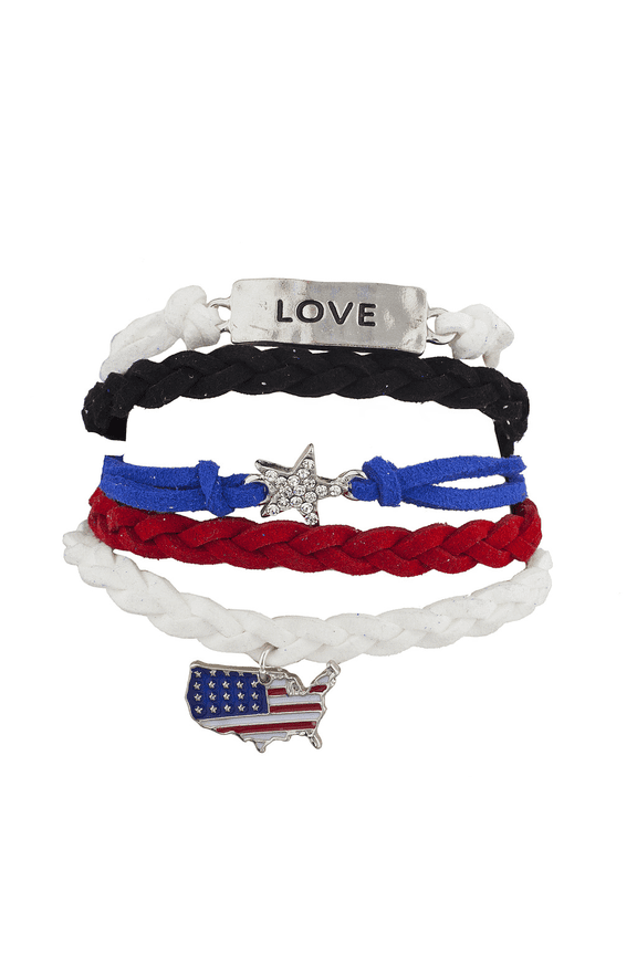 4th of July Independence Day Americana Flag Arm Candy Set (5PCS)