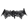 thumbnail image 1 of Lux Accessories Black Floral Lace Regal Collar Gothic Choker Necklace, 1 of 2
