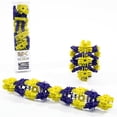 thumbnail image 1 of Lux Blox Fidget Flexers, Purple and Yellow (30 Pieces), 1 of 3