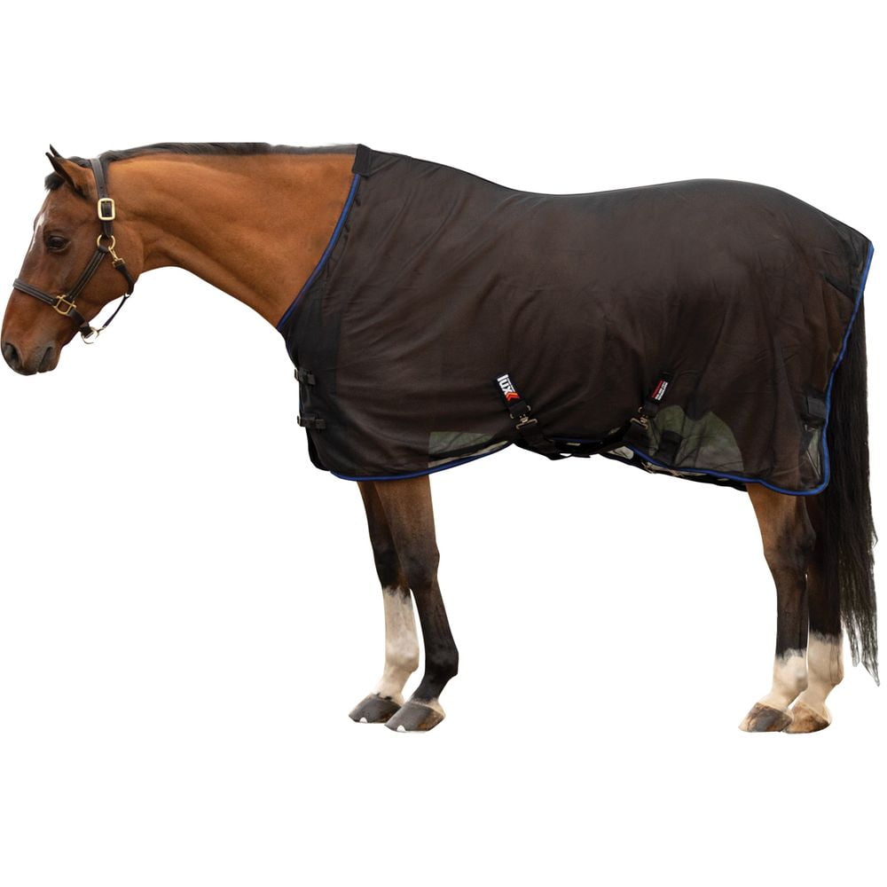 Stable Mesh Lux Ceramic Therapy Air Mesh Horse Stable Sheet | Color Black | Size 78 ...